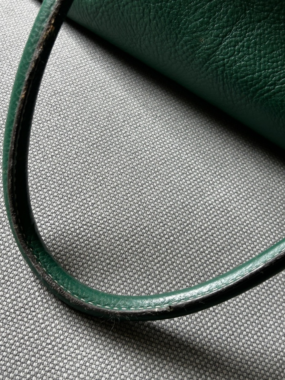 Luella Bartley vintage large green leather tote bag - Picture 12 of 15